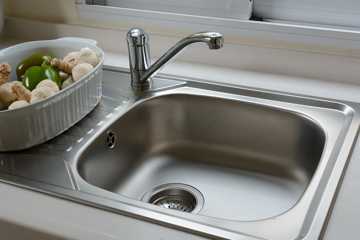 kitchen sink smell - blocked kitchen sink
