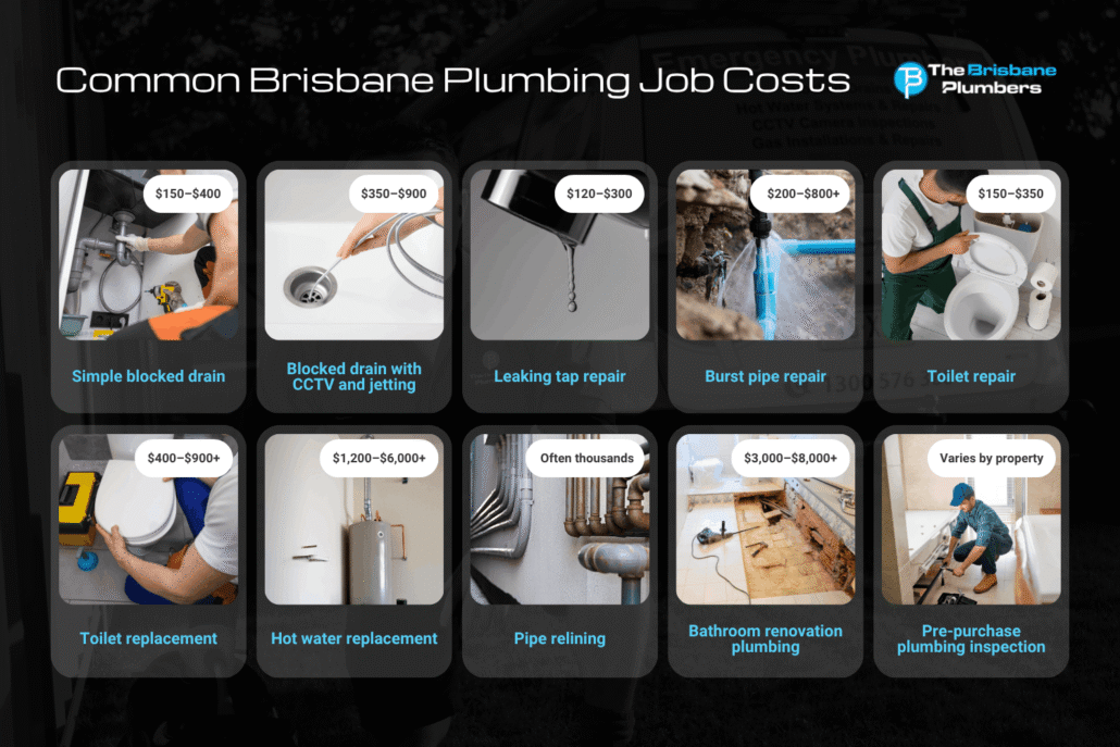 common brisbane plumbing job costs how much does a plumber cost brisbane