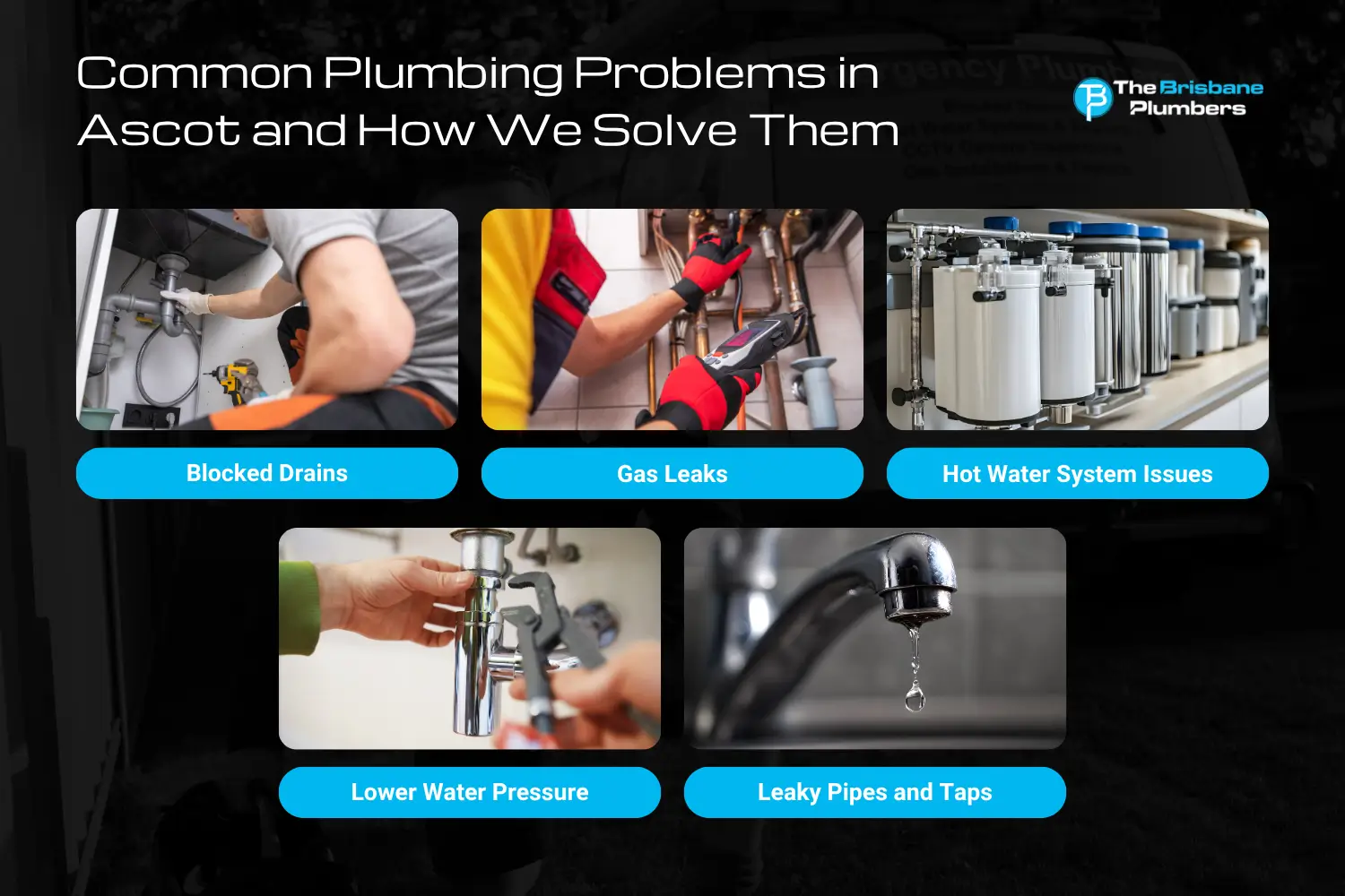 common plumbing problems in ascot and how we solve them