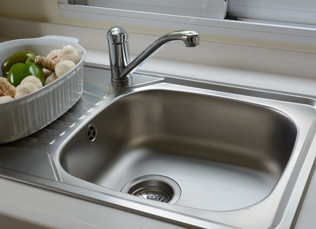 kitchen sink smell - blocked kitchen sink