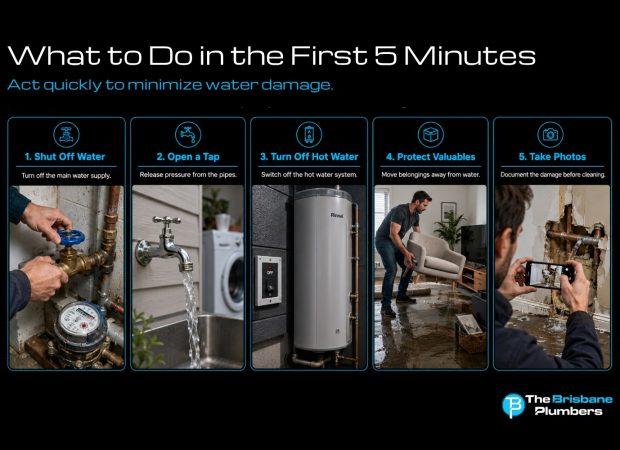 what to do in the first minutes burst pipe repair