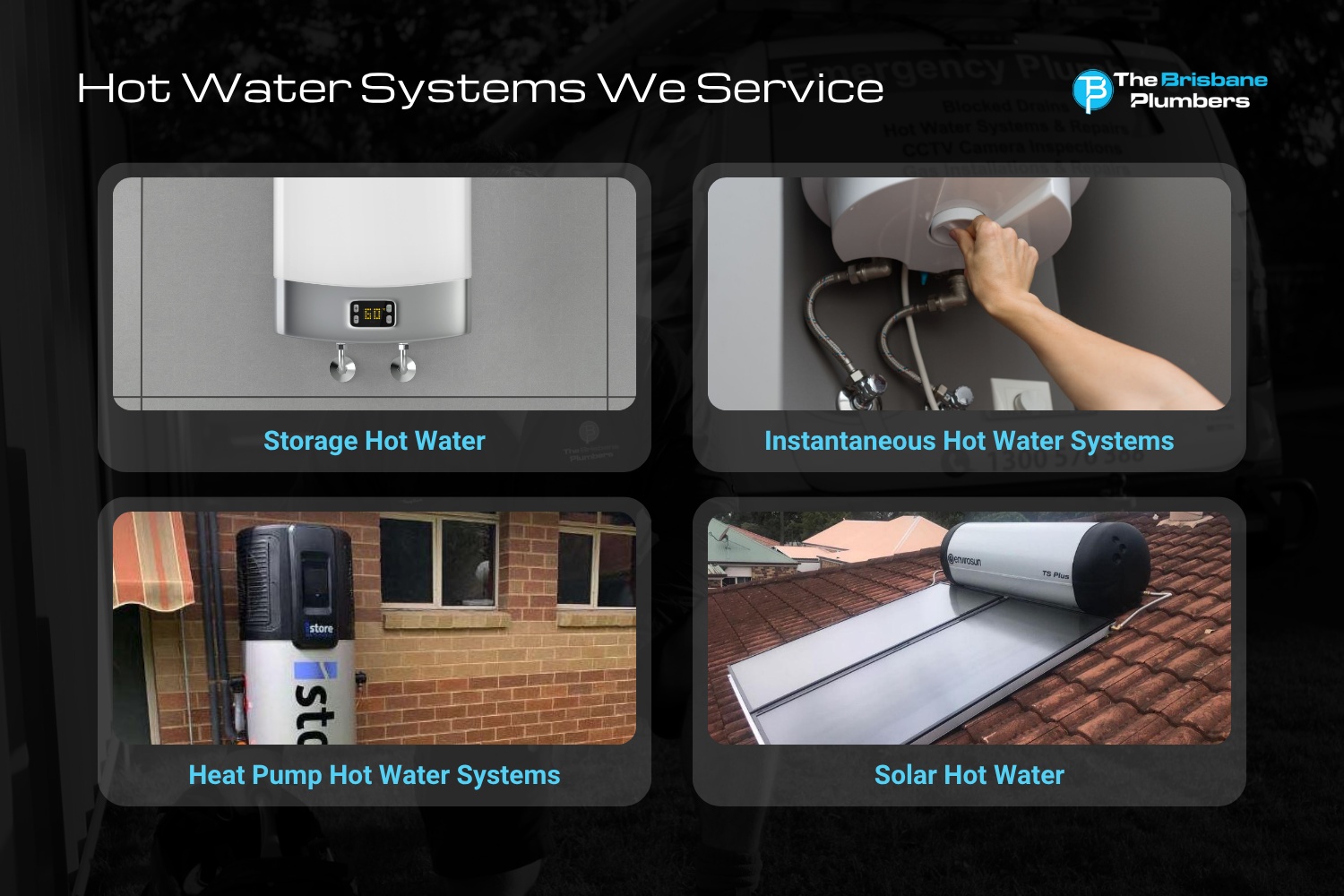 hot water systems we service