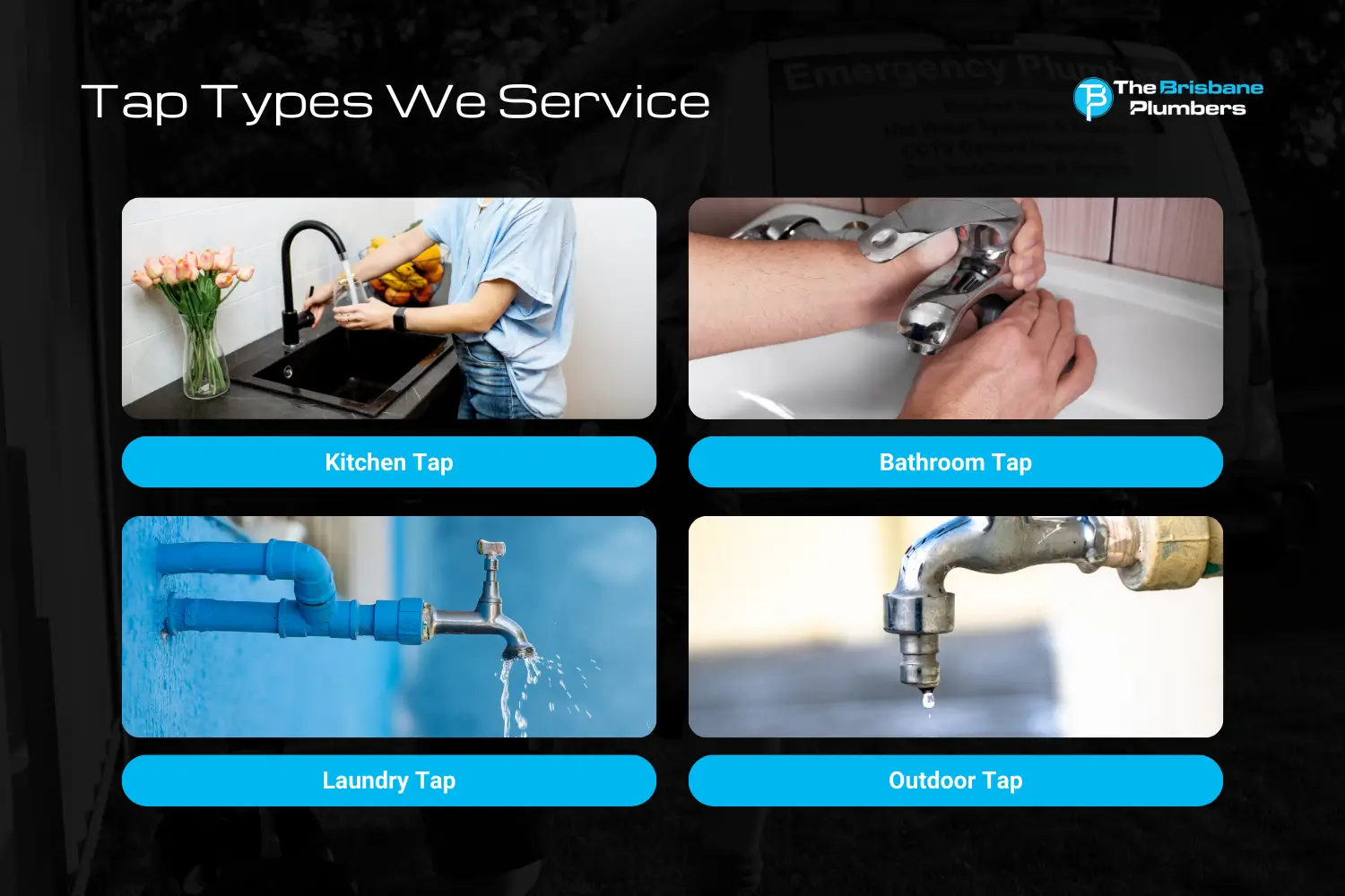 tap types we service