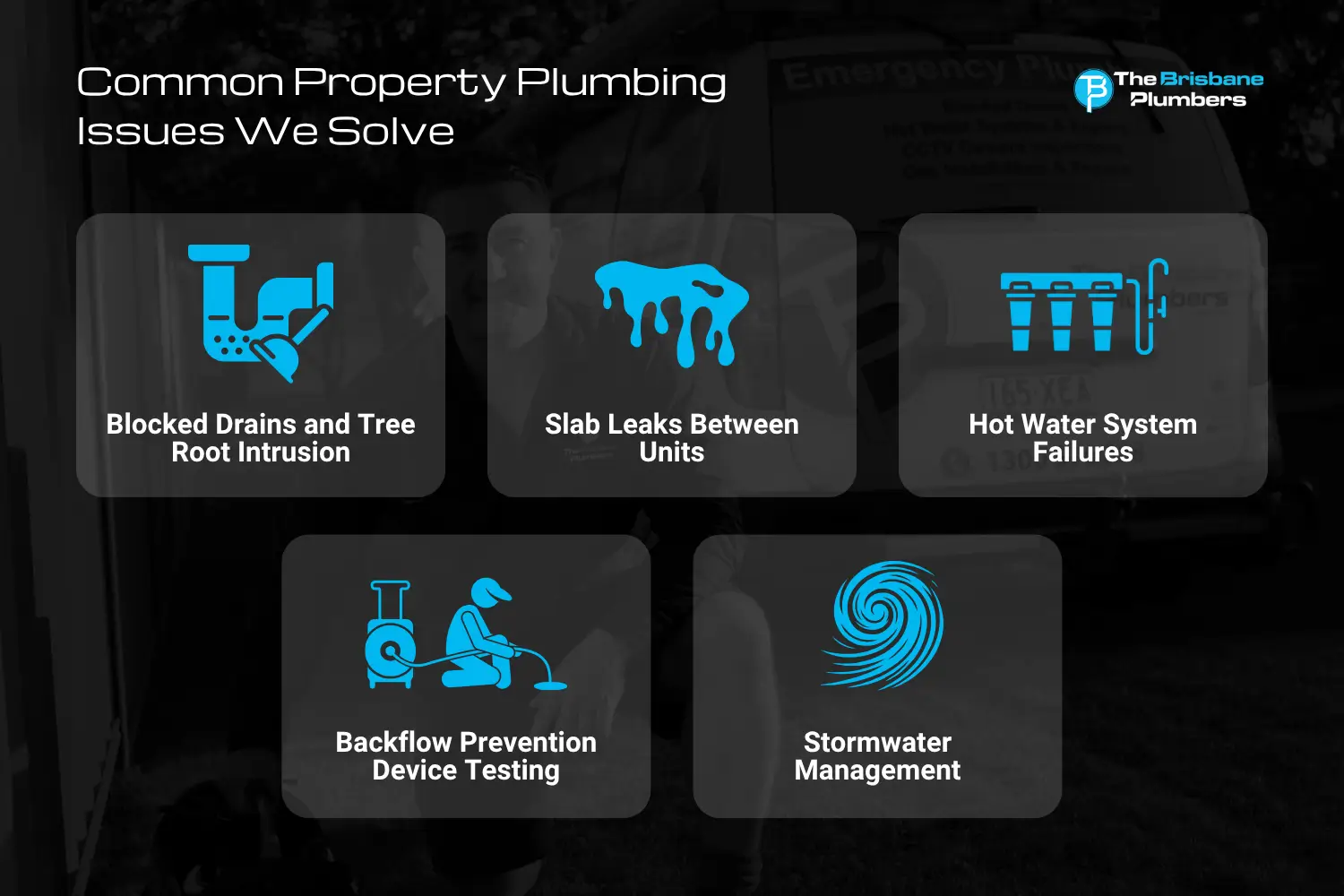 what common property plumbing issues do we solve