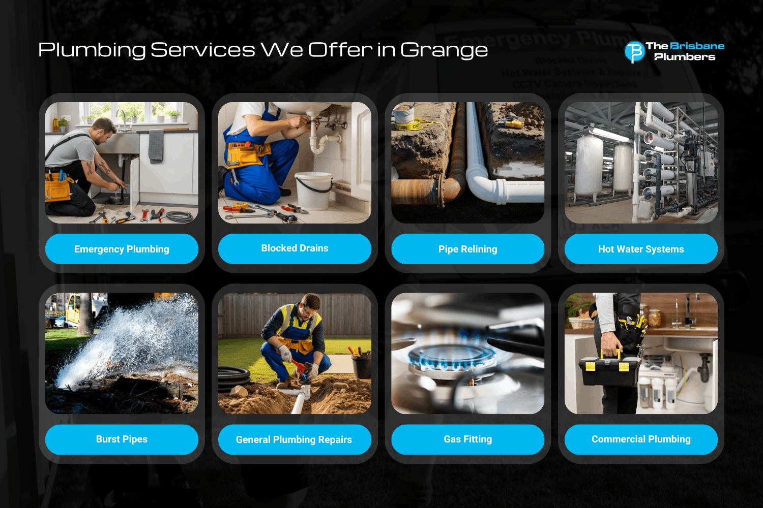 what plumbing services do we offer in grange