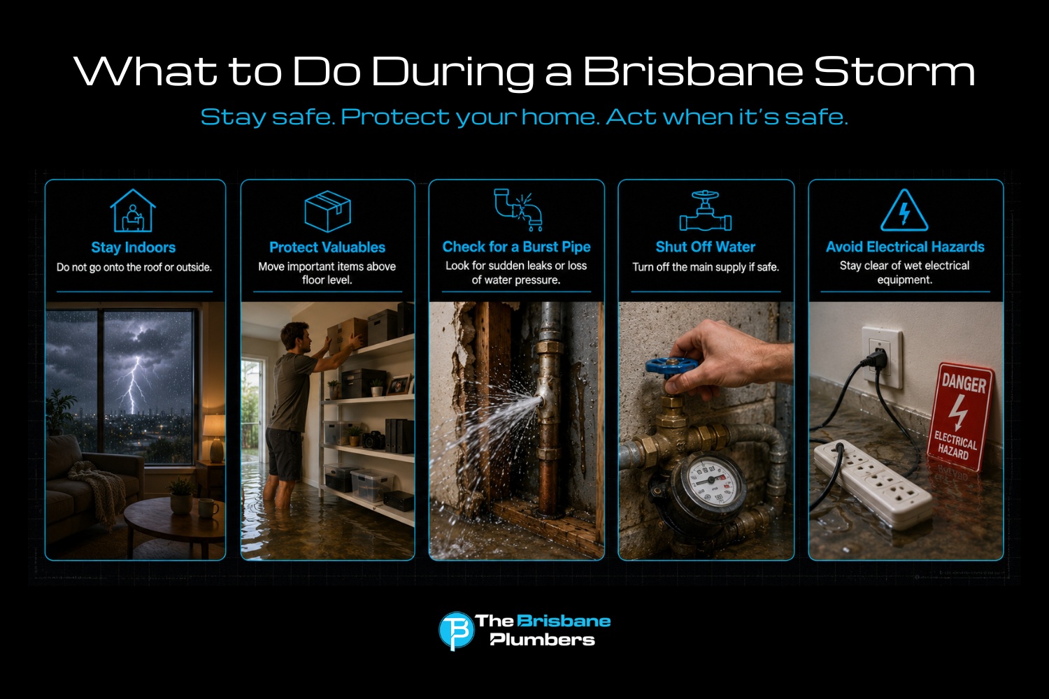 what to do during a brisbane storm storm season plumbing brisbane
