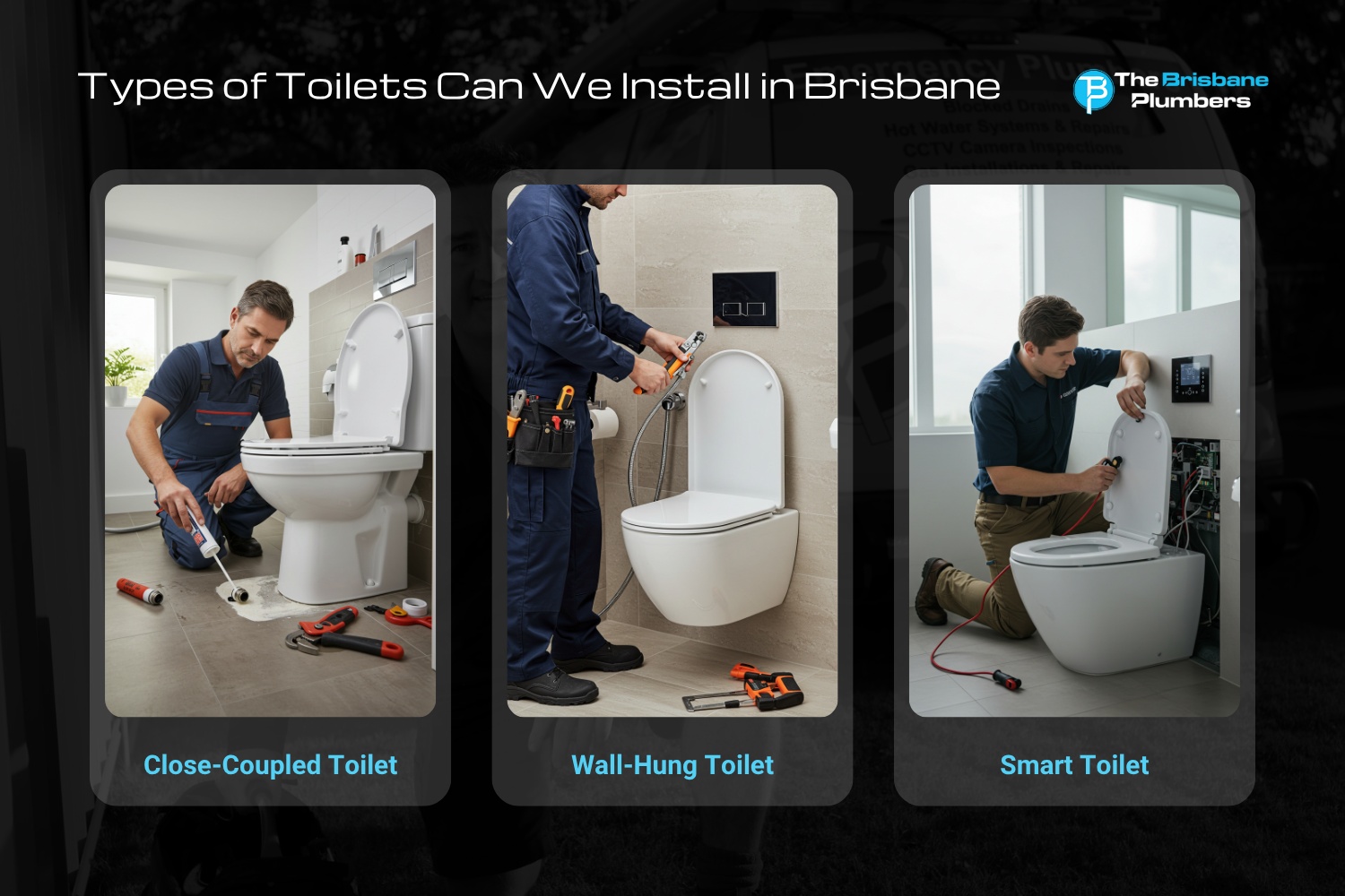 what types of toilets can we install in brisbane