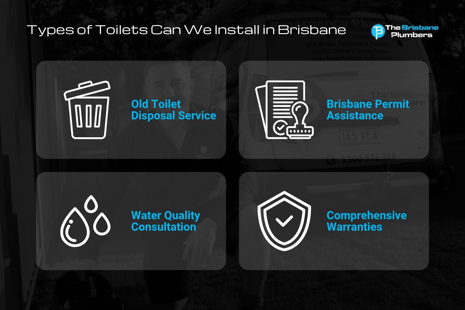 what types of toilets can we install in brisbane